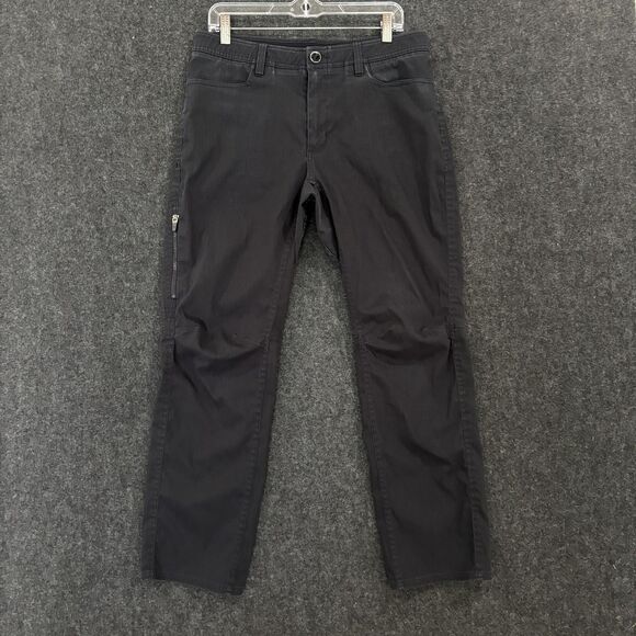Under Armour Pants Men's 34x30 Black Loose Fit Zip Pocket Outdoor Athletic - Picture 1 of 11